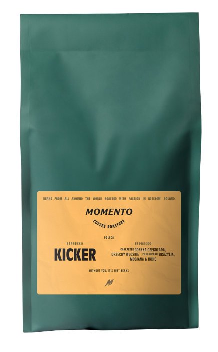 MOMENTO COFFEE Kawa ziarnista Momento Kicker 1kg 8720-uniw