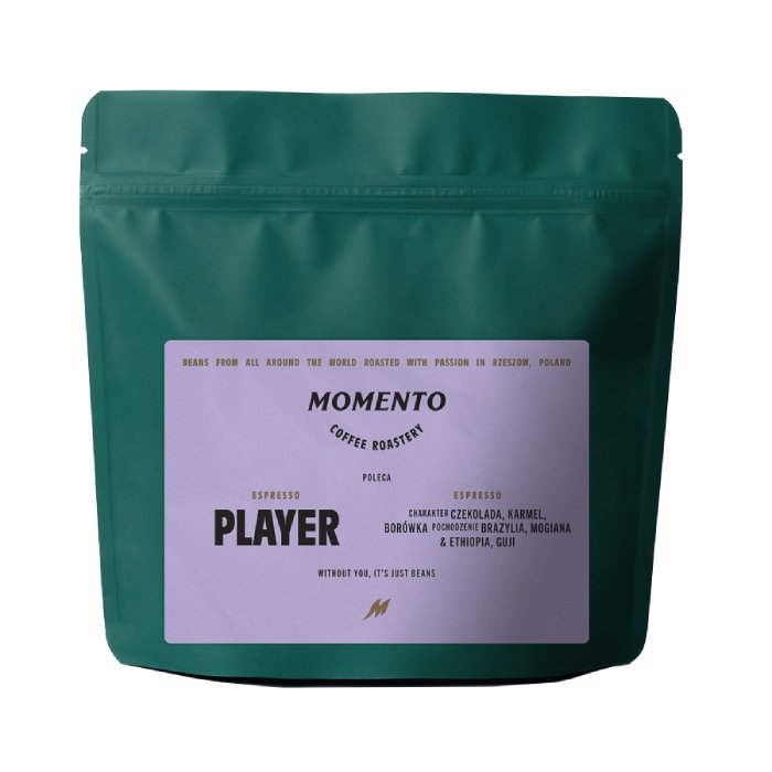 MOMENTO COFFEE Kawa ziarnista Momento Player 250g 8725-uniw