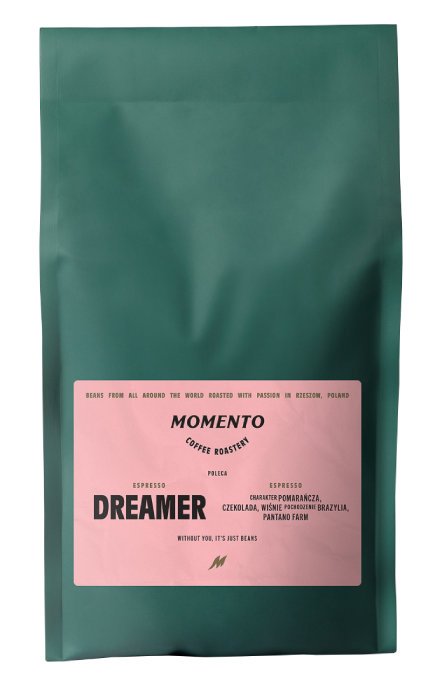 MOMENTO COFFEE Kawa ziarnista Momento Dreamer 1kg 8728-uniw