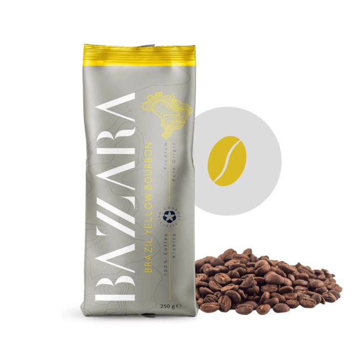 Bazzara Kawa ziarnista ESPRESSO BRAZIL YELLOW BOURBON 250g 8026028003313