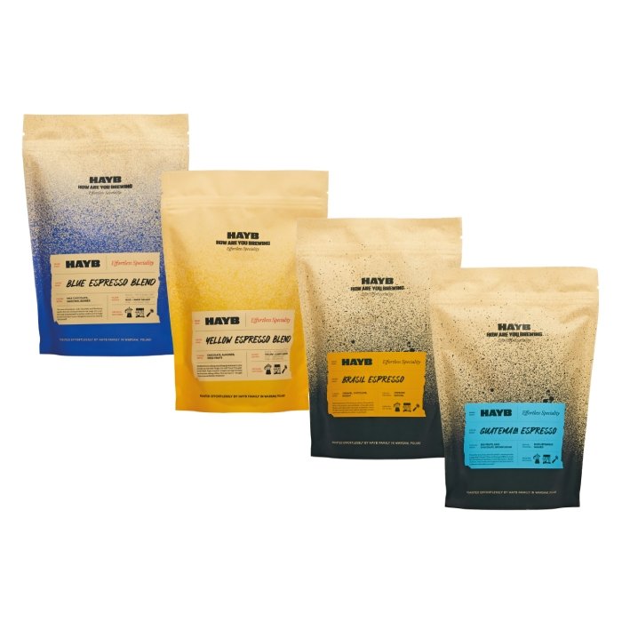 Guatemala HAYB SPECIALITY COFFEE HAYB Espresso Starter Pack 4x250g 8280-uniw