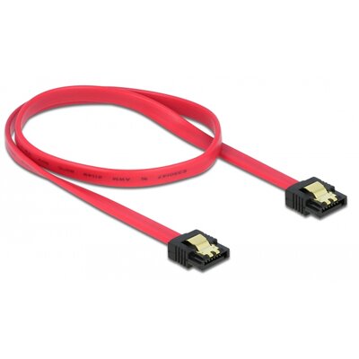 Delock Kabel 84302 (SATA - SATA ; 0,50m; kolor czerwony) 2_187052