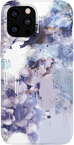 tech21 EcoArt kolaż biały i niebieski do Apple iPhone 12 Pro Max 5G - w pełni biodegradowalne etui na telefon z 3-metrową ochroną przed upadkiem