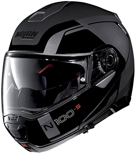 Nolan N100-5 Consistency N-Com kask szczękowy XS (55) czarny/szary