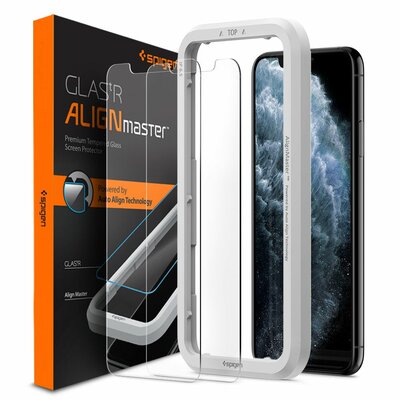 Spigen Szkło do etui Glas.tR Slim AM x2 iPhone 11 / XR 8809671018343