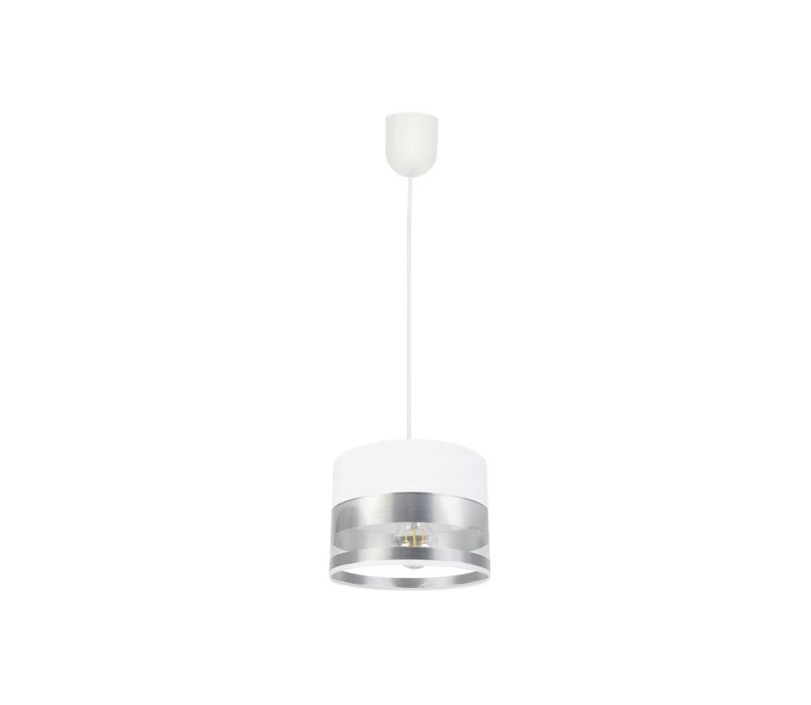 Żyrandol na lince MILO 1xE27/60W/230V srebrny