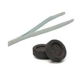 SZCZYPCE do bezpiecznego zapalania węgielków szałwii żywicy i układania na kadzielnicy