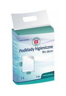 Opinie o Podkłady higieniczne 60 x 90 cm x 5 szt (Apteczka ABC)