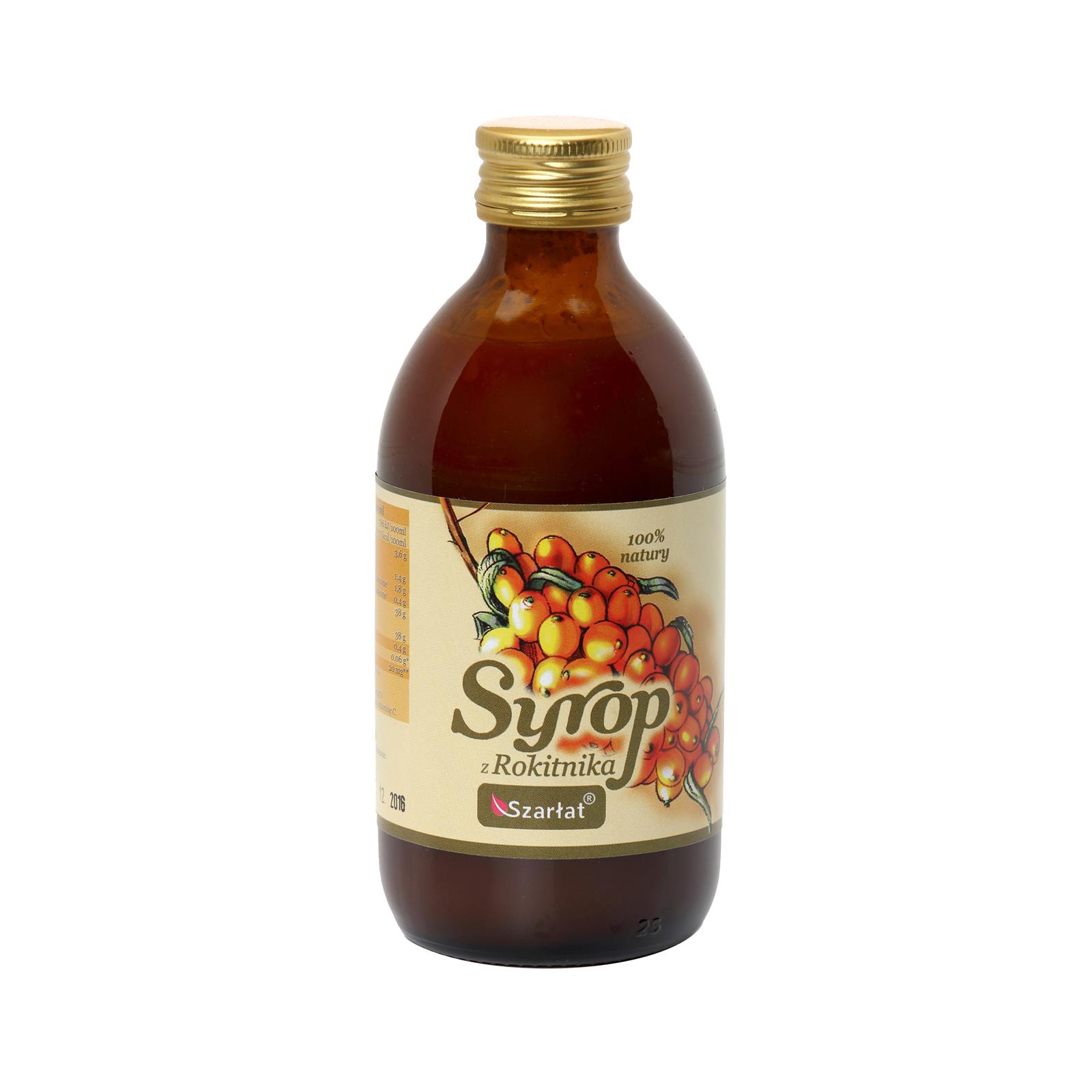 SZARŁAT SZARŁAT Syrop z rokitnika 300ml 11SZASYRRO