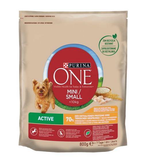 Purina One Mini Active kurczak 0,8 kg