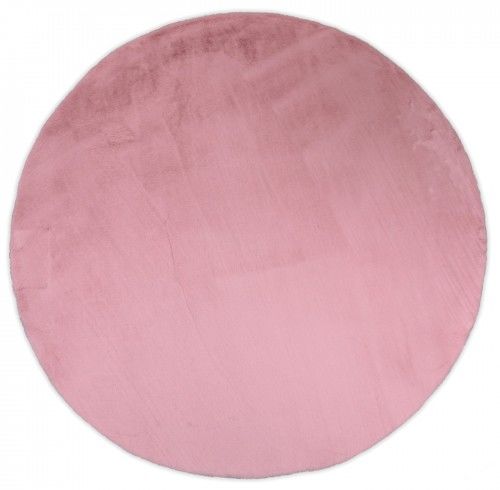 Dywan pluszowy Bellarossa Rabbit pudrowy róż koło