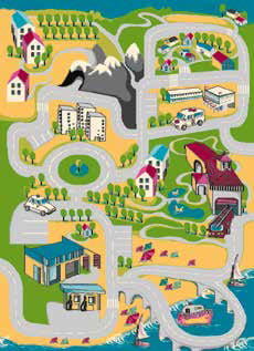 Dywan polski FD Funky Top UGO zielony