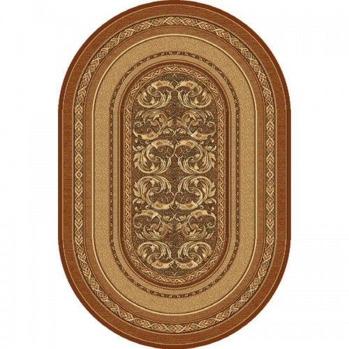 Dywan FD Standard ARALIA jasny brąz owal