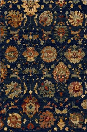 Dywan Dywilan Superior LATICA navy wełna