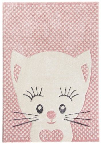 Dywan dla dzieci Avanos Kids 8554A KOTEK różowy