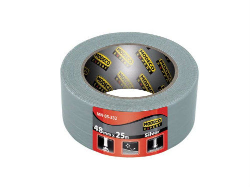 Taśma uniwersalna wzmocniona tkaniną DUCT TAPE 48mmx25m MODECO MN-05-332