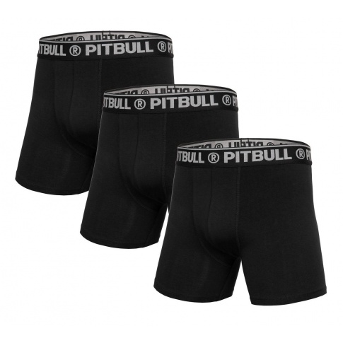 Pit Bull Bokserki 3pack Pb Black