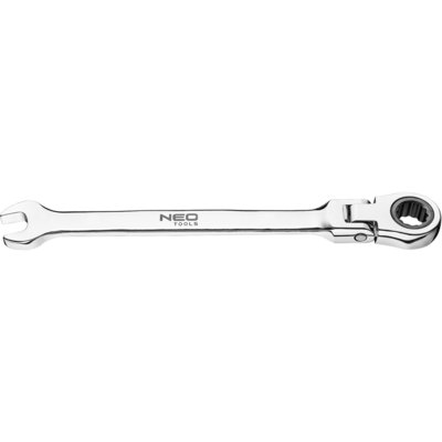 NEO-TOOLS z płasko-oczkowy z przegubem i grzechotką NEO 21 mm