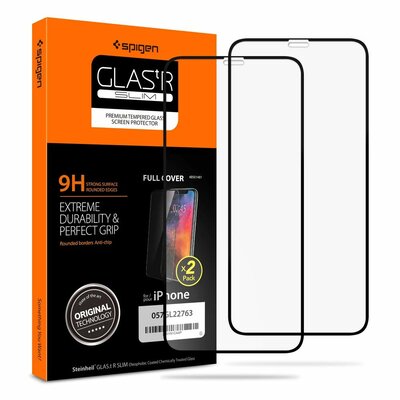 Spigen Szkło hartowane 3D GLASS FCx2 Apple iPhone 11 Pro