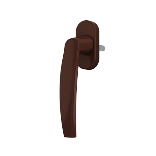 Klamka Victory SOLID aluminiowa Brązowa RAL8017
