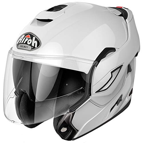 AIROH Unisex – kask dla dorosłych REV 19, kolor biały, rozmiar S