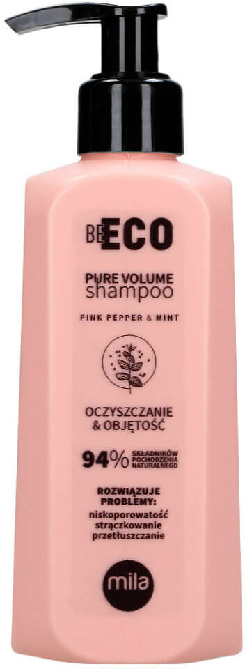 Mila professional Professional Be Eco Pure Volume, szampon oczyszczający i nadający objętości do włosów 250ml 17512
