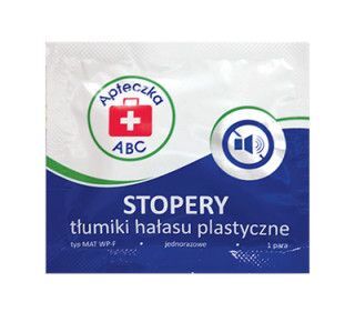 EMSON-MAT Tłumiki hałasu plastyczne x 1 para Apteczka ABC