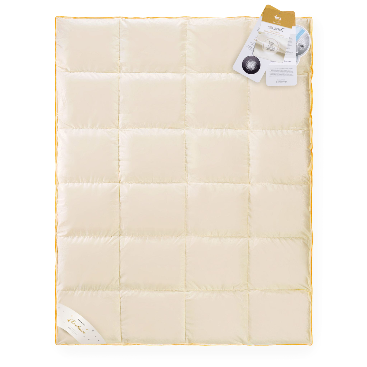 Kołdra Exclusive Materacowa Prestige Ciepła Krem 180x200