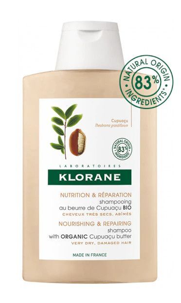 Klorane szampon z organicznym masłem Cupuacu do włosów suchych 200 ml