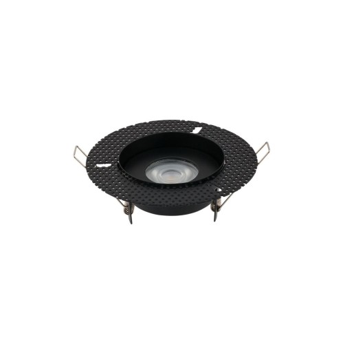 Nowodvorski łazienkowe oczko stropowe Echo GU10 czarne IP54 8372