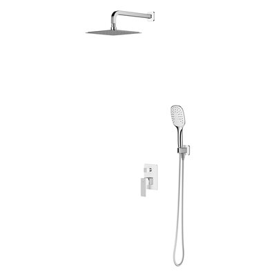 Omnires Parma zestaw prysznicowy podtynkowy SYSPM16ACRB chrom/biały