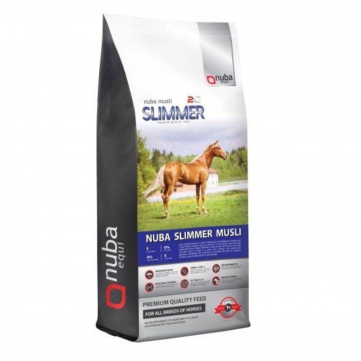 Nuba Equi Musli dla koni otyłych, niskoenergetyczna Slimmer Musli 2G 20 kg -
