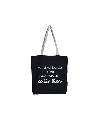 Econanos Hellobags2019 torba plażowa, 38 cm, czarna (Negro)