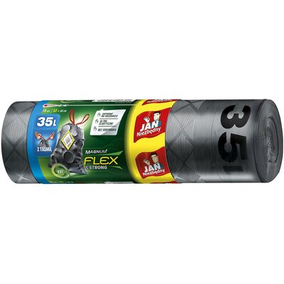 Jan Niezbędny WORKI MAGNUM Z TAŚMĄ 35L 15 SZT.