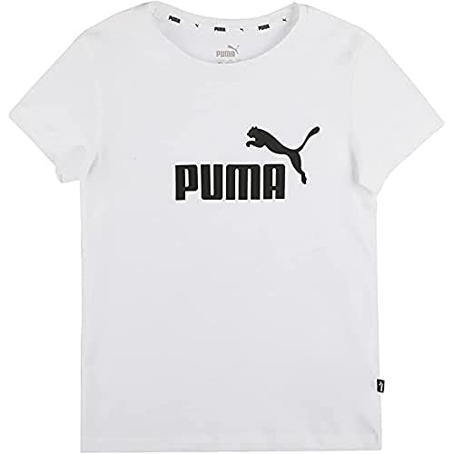 Puma Koszulka dziewczęca Ess logo G Czarny 116 587029