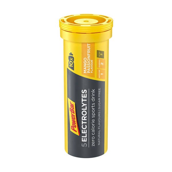 POWER BAR POWER BAR Elektrolity do rozpuszczania z kofeiną 5 ELECTROLYTES mango-marakuja