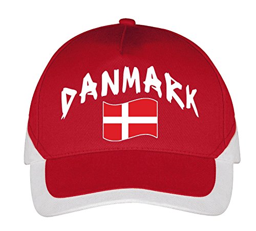 Supportershop męska czapka Dania, czerwona, średnia