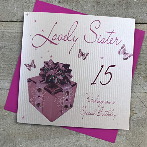 WHITE COTTON CARDS White Cotton Cards wbgrusskarte wb190  38,1 cm15, różowy, na prezent 