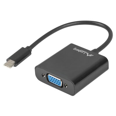 LANBERG ADAPTER USB-C 3.1 M) > VGA F) 15CM AD-UC-VG-01