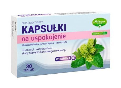 Herbapol POZNAŃ Kapsułki na uspokojenie Tylko Natura x 30 kaps