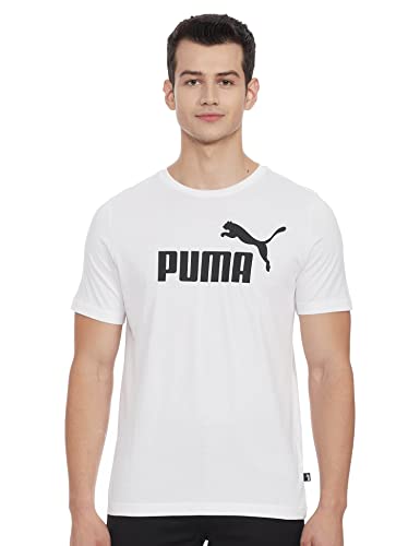 PUMA PUMA Męska koszulka z logo Ess Puma White L 586666