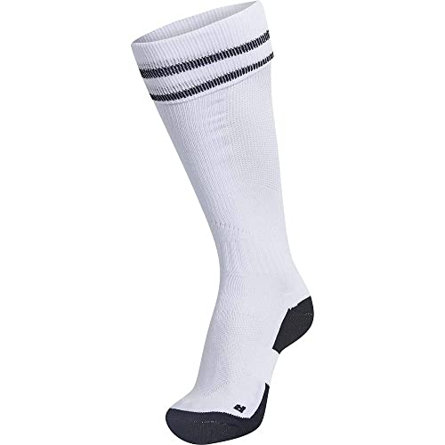 Hummel Unisex Element Football Sock skarpety biały biały i czarny 43-45 204046-9124