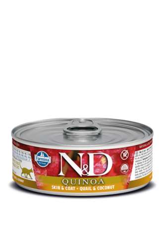 N&D N&D CAT QUINOA QUAIL 80g