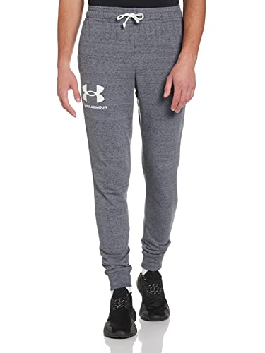 Under Armour Under Armour Męskie spodnie Rival Terry szary Pitch Gray Full Heather / / Onyx White (012) M 1361642-012-Medium