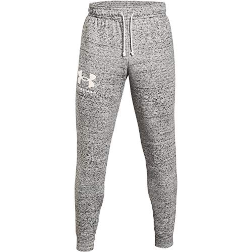 Under Armour Under Armour Męskie spodnie Rival Terry biały Onyx White / / Onyx White (112) M 1361642-112-Medium