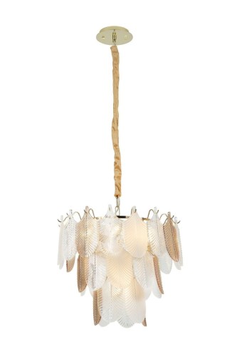 Maxlight Arwena lampa wisząca 7-punktowa złota P0417