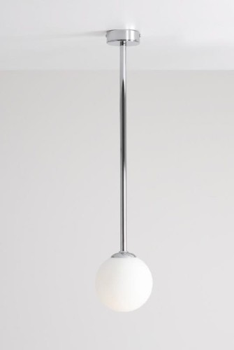 Aldex Lampa sufitowa PINNE MEDIUM CHROME 1080PL_G4_M, chrom/biały, 1x40W E14 1080PL_G4_M