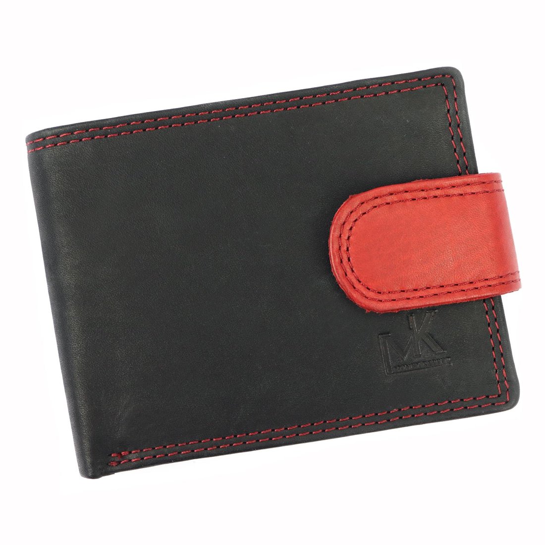 Skórzany męski portfel Money Kepper SN5130B MCN RFID