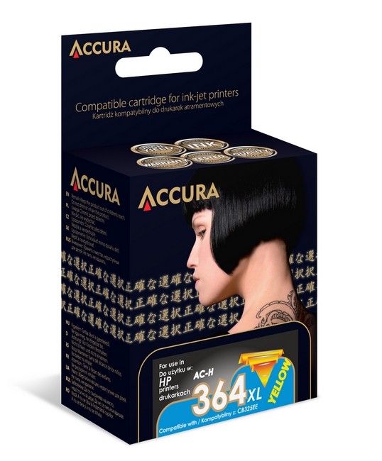 Accura ink HP No. 364XL CB325EE zamiennik AC-H364XLY re.