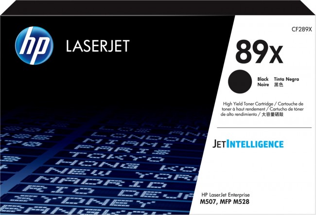 HP Toner 89X Black LaserJet Toner Cartridge CF289X